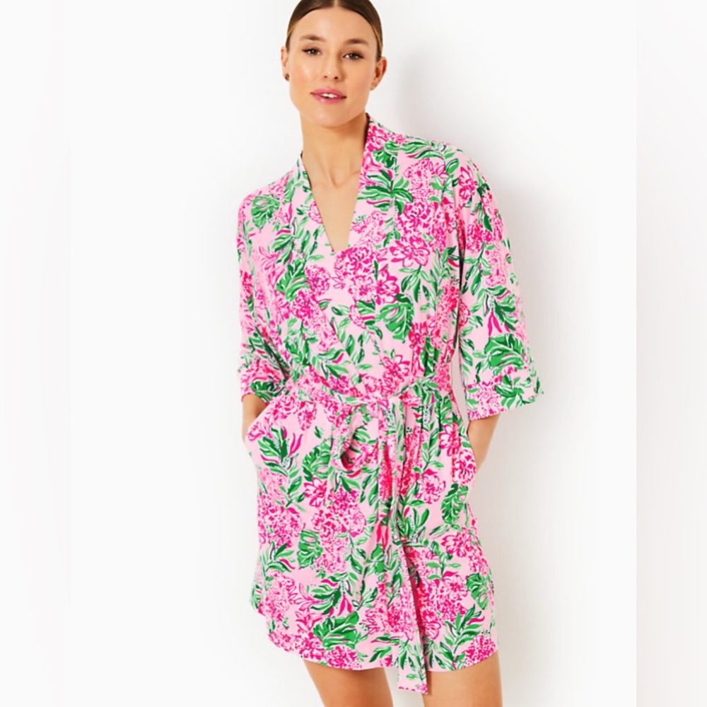 Lilly Pulitzer Cason Pajama Robe NWT